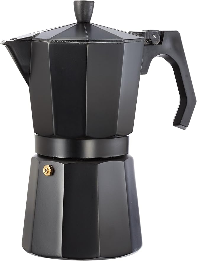 relags espresso maker bellanapoli 9t 咖啡壶,黑色,均码 : 亚马逊